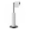 CARLA HOME Toilet Paper Holder Stand with Storage - Black - METAL - Bathroom Accessories Toilet Paper Holders