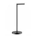 CARLA HOME Toilet Paper Holder Stand with Storage - Black - METAL - Bathroom Accessories Toilet Paper Holders