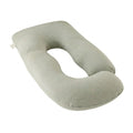 CARLA HOME U Shape Pregnancy Pillow Full Body Support - Green - Polyester - Full Body Pillow