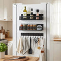 CARLA HOME 3 Pack Magnetic Spice Rack for Fridge Kitchen with Hook Bar