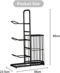 CARLA HOME Ball Storage Rack - 3-Tier Sports Organiser