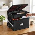 CARLA HOME Fireproof Document Box with Lock - Fabric - Office - Fireproof Document Safe
