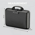 CARLA HOME Fireproof Document Box with Lock - Hard Shell - Glass Fiber - Fireproof File Organizer