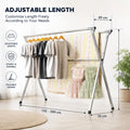 CARLA HOME Clothes Drying Rack Folding Indoor Outdoor, Grey, Kitchen