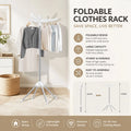 CARLA HOME Folding Clothes Drying Rack, 3 Rotatable Arms, Stainless Steel