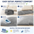 CARLA HOME Baby Play Mat 200x300cm, Thick Foam Crawling Mat, Infants, Grey