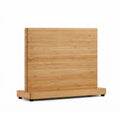 CARLA HOME Magnetic Knife Block, Bamboo Double Sided Holder up to 30cm Knives Kitchen