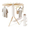 CARLA HOME Tripod Clothes Drying Rack, 16 Rod Foldable, Wooden Poles
