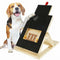 CARLA HOME Dog Nail Scratch Board with Snack Box, Height Adjustable Puppy Nail Pet