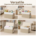 CARLA HOME Large Toy Storage Box with Lid Upgraded Toy Storage Chest Organiser