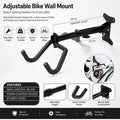 CARLA HOME Wall Mount Bike Rack, Adjustable Foldable Hanger, Garage Storage