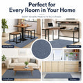 CARLA HOME Office Chair Mat Hard Floor Protector, 120x90 cm, Anti-Slip, Grey