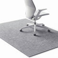 CARLA HOME Office Chair Mat Hard Floor Protector, 120x90 cm, Anti-Slip, White