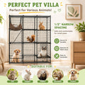 CARLA HOME Large Cat Cage Diy Enclosure, 4 Tier Pet Playpen Cat Kennel