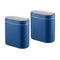 CARLA HOME 2-Pack Motion Sensor Trash Can - Touchless Bin - Blue - Smart Sensor Trash Can