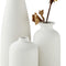 Ceramic Set of 3 Modern White Vases for Home D�cor