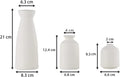 Ceramic Set of 3 Modern White Vases for Home D�cor