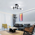 Mid Century Chandelier Modern, 4-Light