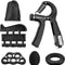5 Pack Adjustable Resistance Hand Gripper Exerciser Workout Kit