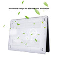 Hard Shell MacBook Air Case in Matte Black with Keyboard Cover for A2337/A2179/A1932
