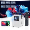 Smart LED Projector Mini Home Theater 1080P 7000 Lumens WiFi Bluetooth Android 11