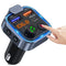 Bluetooth 5.0 FM Transmitter Car Adapter with PD 20W Fast Charger and Dual USB Ports in Black