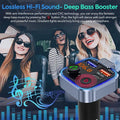 Bluetooth 5.0 FM Transmitter Car Adapter with PD 20W Fast Charger and Dual USB Ports in Black
