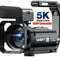 5K Video Camera with 56MP Dual Lens, WiFi, IR Night Vision, and 64GB SD Card in Black