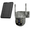 4G Solar Trail Camera in Black with 2.5K Resolution and Live Monitoring