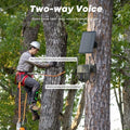 4G Solar Trail Camera in Black with 2.5K Resolution and Live Monitoring