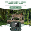 60MP 4K Green Trail Hunting Camera with WIFI Night Vision and IP66 Waterproof