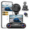 4K 360° Dual Dash Cam with 5G WiFi and GPS, Black, 2K Front and Rear Car Camera, Night Vision