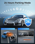 4K Dual Dash Cam Black with 5G WiFi, GPS, Front and Rear, 24H Parking Mode, Free 64GB SD Card
