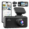 4K 3 Channel Dash Cam with 5G WiFi, Front, Rear, and Inside Recording, Free 64GB SD Card
