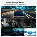 4K 3 Channel Dash Cam with 5G WiFi, Front, Rear, and Inside Recording, Free 64GB SD Card