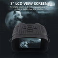 2.7K Infrared Night Vision Goggles with 36MP Resolution and 10X Zoom, Black