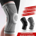Black Knee Compression Sleeve for Sports Support, Size M