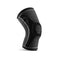 Black Knee Compression Sleeve for Sports, Arthritis Relief, Silicone Support, Size L