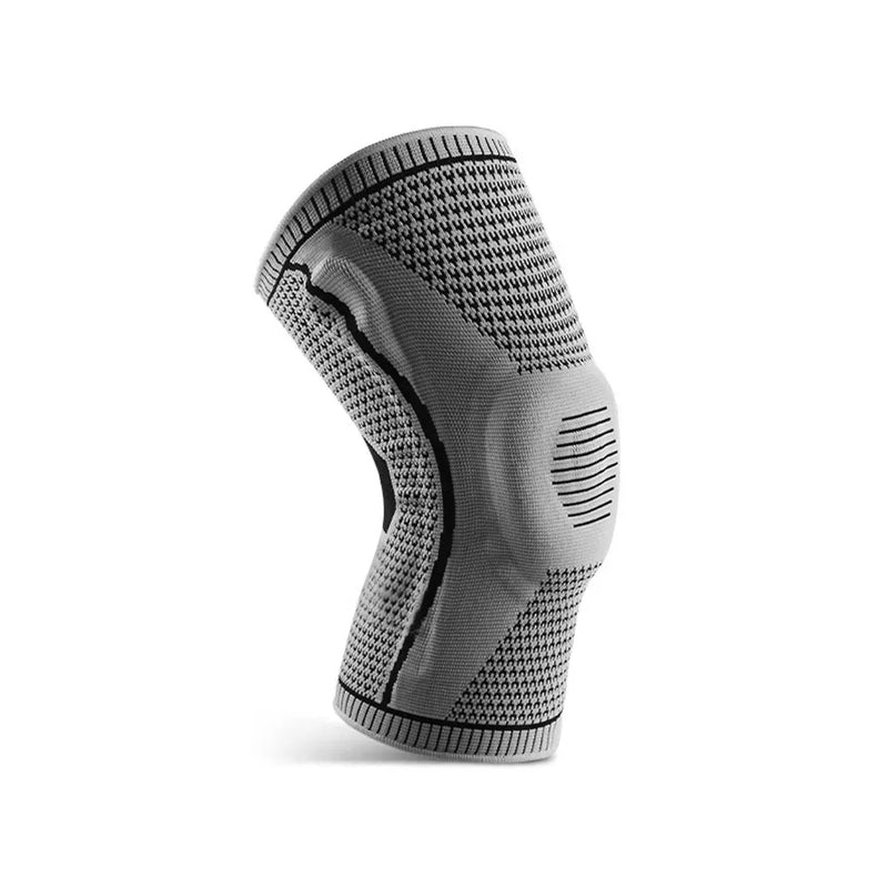 Knee Compression Sleeve in Grey for Sports and Arthritis Support