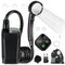 Portable Black Camping Shower with 6000mAh Rechargeable Battery and LED Display