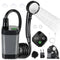 Portable Camping Shower, 6000mAh Rechargeable Grey Shower Pump with LED Display