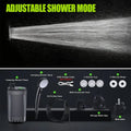 Portable Camping Shower, 6000mAh Rechargeable Grey Shower Pump with LED Display