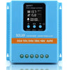 Blue 80A MPPT Solar Charge Controller with LCD Display and Dual USB Ports