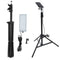 1.8m Telescopic Black Tripod LED Work Light for Camping and Outdoor Use