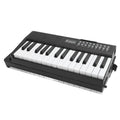 61-Key Black Electronic Digital Piano Keyboard with Built-In Speaker and Microphone