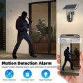 Dual Lens 8MP Full HD Solar Security Camera with 360° View and Night Vision