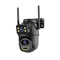 4K 8MP Wireless IP Camera in Black with Outdoor PTZ and Night Vision