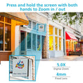 4K 8MP Wireless IP Camera in Black with Outdoor PTZ and Night Vision