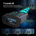 36MP 8X Zoom 4K Infrared Night Vision Binoculars with 4.5