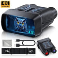 36MP 8X Zoom 4K Infrared Night Vision Binoculars with 4.5